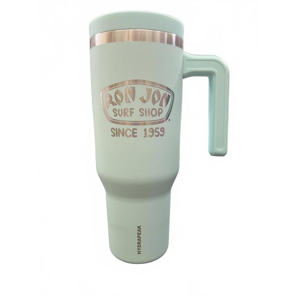 Hydrapeak Ron Jon Surf Shop Tumbler Mint Green Stainless Steel 40oz 10.5"